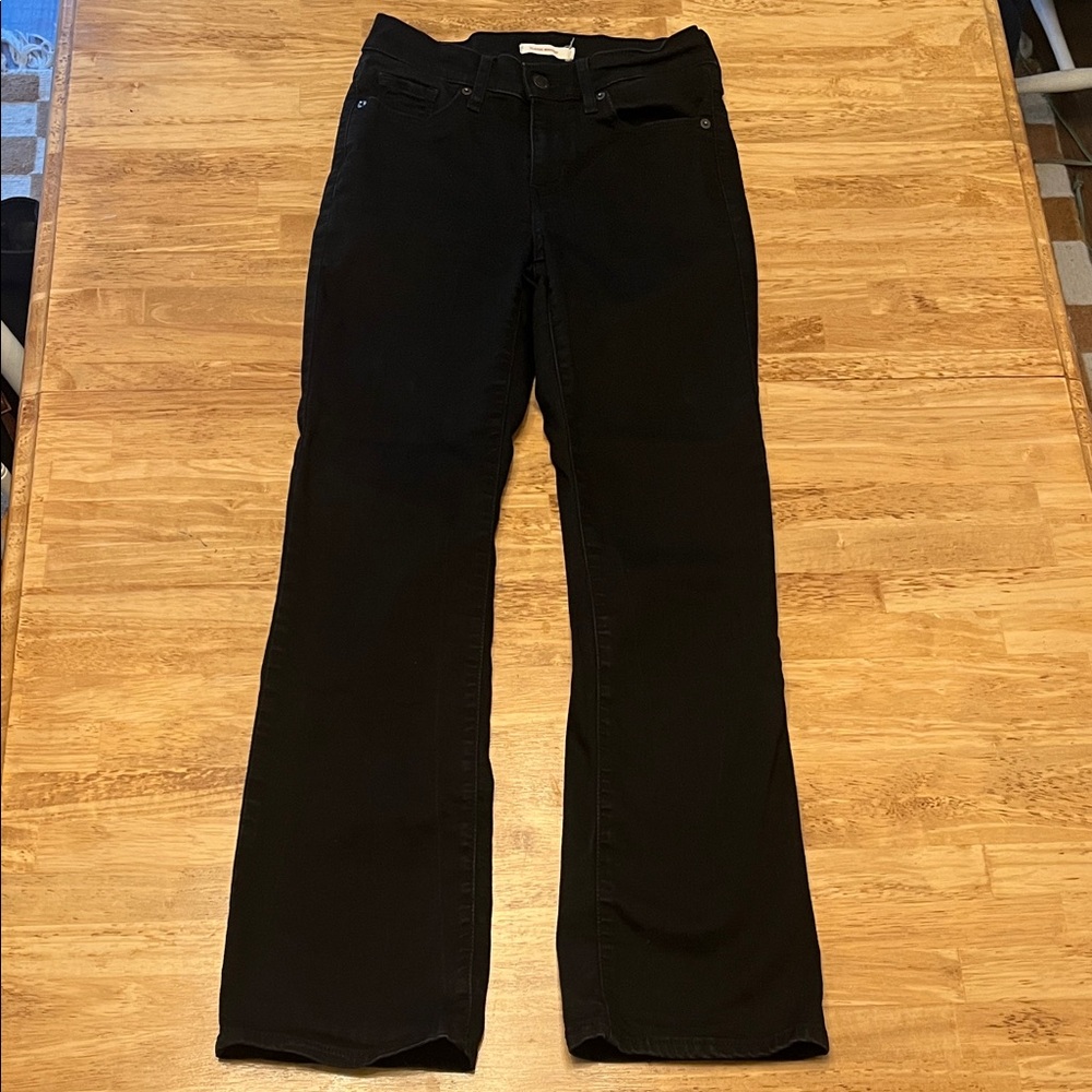 Levi's Black Boot Cut Jeans